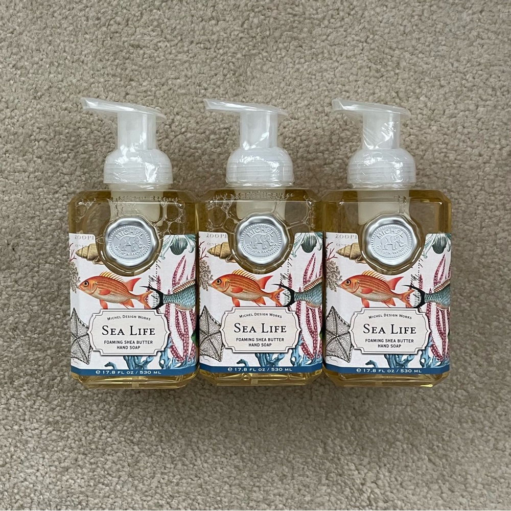 Michel Design Works Sea Life Foaming Hand Soap (3-Pack)